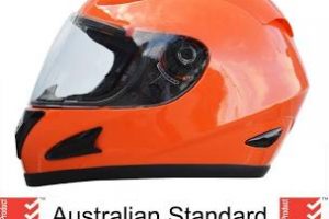 orange helmet